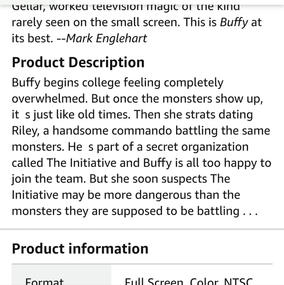 Buffy the Vampire Slayer Complete Fourth Season DVD Box Set TV Series - Picture 2 of 14